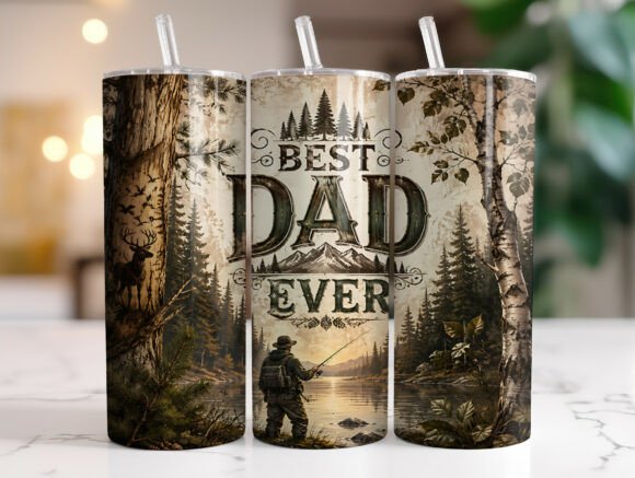 Download Best Dad Ever 20oz Tumbler Wraps PNG - Tumbler wraps Collection